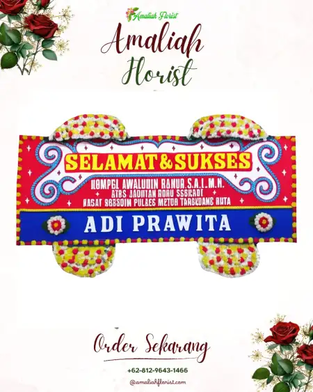 Papan Bunga Ucapan Selamat Sudikampiran